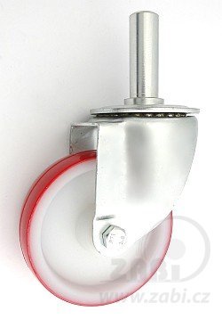 Plastové kolo 125 mm otočná vidlice s čepem