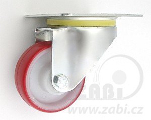 Plastové kolo 80 mm otočná vidlice s deskou