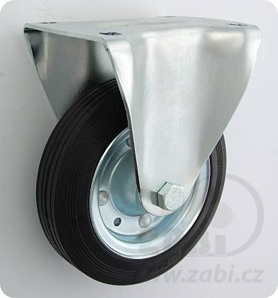 Pryžové kolo 160 mm pevná vidlice s deskou