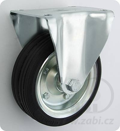 Pryžové kolo 160 mm pevná vidlice s deskou