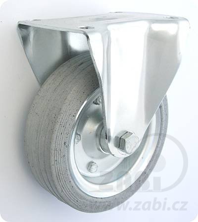 Pryžové kolo 160 mm pevná vidlice s deskou
