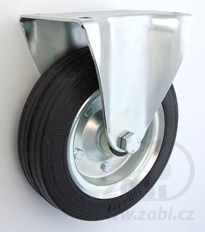 Pryžové kolo 180 mm pevná vidlice s deskou