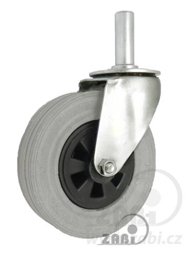Pryžové kolo 180 mm otočná vidlice s čepem