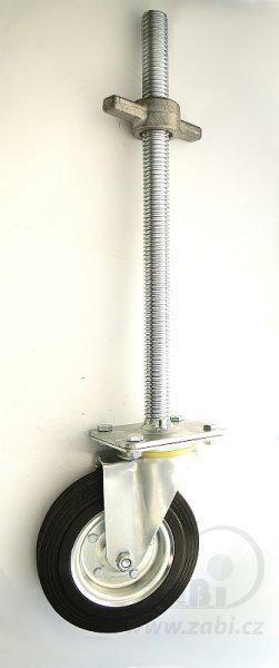 Pojezdové kolo pro lešení 200 mm s výškovou regulací ZABI