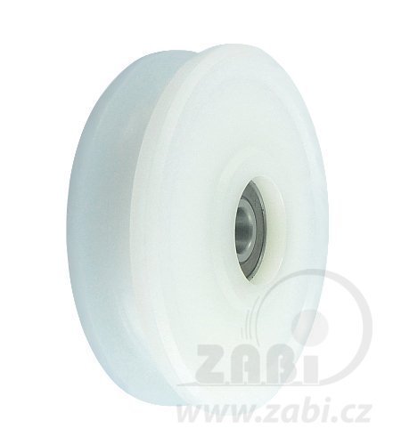 Kladka plastová profilovaná 100 mm s ložiskem