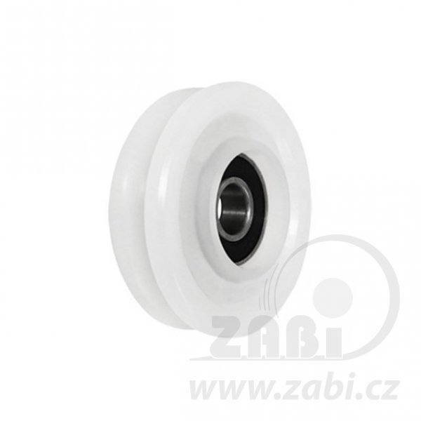 Plastová kladka s ložiskem pro lanko 52 mm 