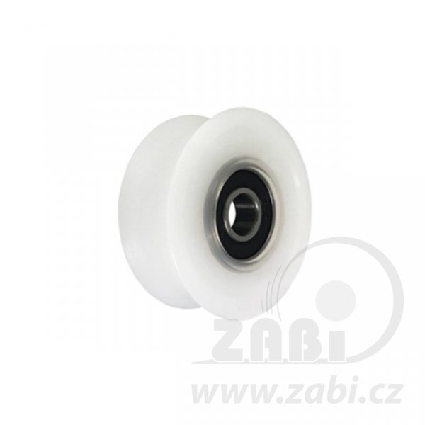 Plastová kladka s ložiskem pro lanko 52 mm 