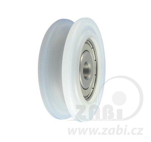 Kladka plastová profilovaná 60mm s ložiskem