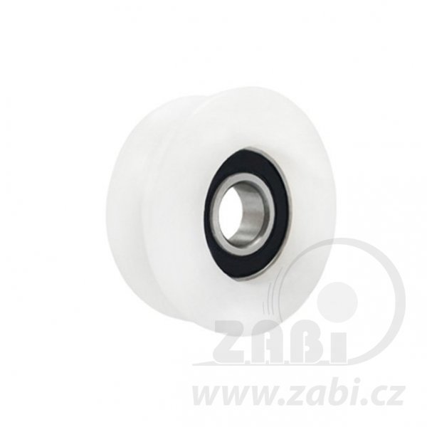 Plastová kladka s ložiskem pro lanko 59 mm 