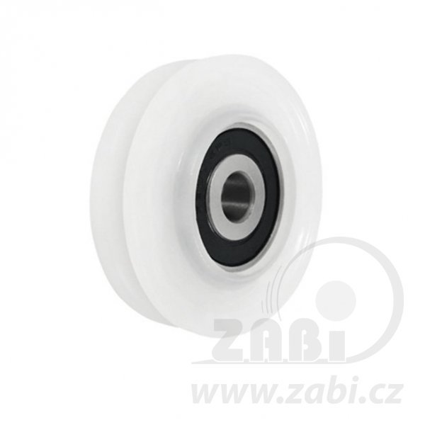 Plastová kladka s ložiskem pro lanko 60 mm 