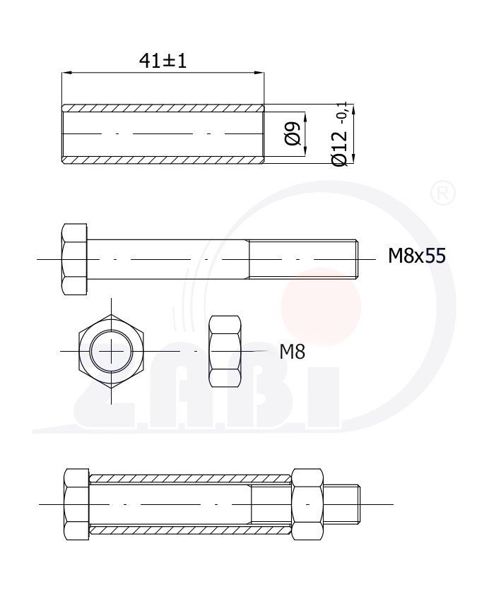 Montážní kit T1