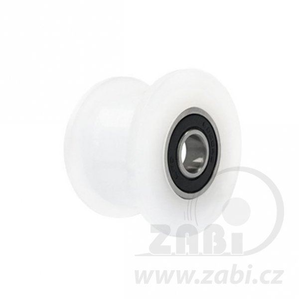 Plastová kladka profilovaná s ložiskem 45 mm