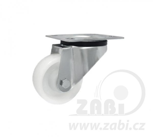 Plastové kolo 80 mm nerezová vidlice ZABI