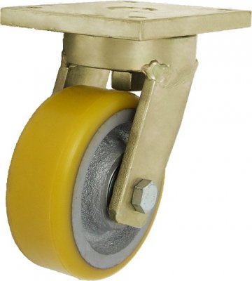Polyuretanové kolo 80 mm otočná vidlice