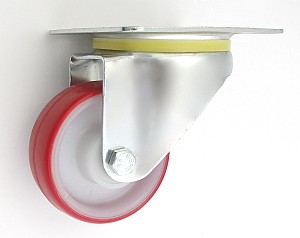 Plastové kolo 80 mm otočná vidlice s deskou