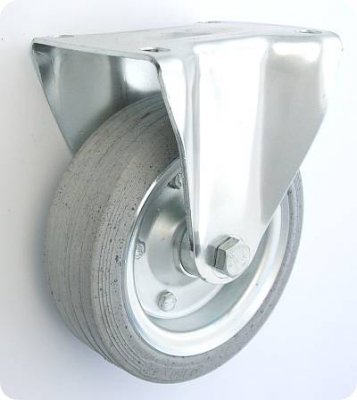 Pryžové kolo 160 mm pevná vidlice s deskou