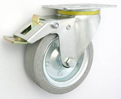 Pryžové kolo 160 mm otočná vidlice s deskou