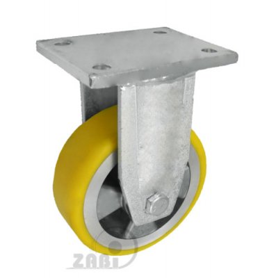 Polyuretanové kolo 125 mm pevná vidlice