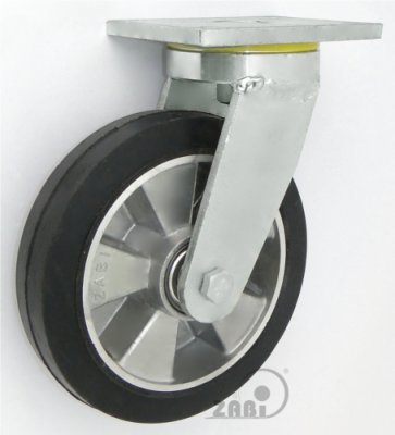 Pryžové kolo 250 mm otočná vidlice s deskou