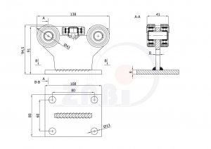 ZABI CZECH s.r.o - nosny-vozik-posuvne-brany-50-mm-zabi-5t-50tv-1705660824.jpg