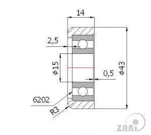 ZABI CZECH s.r.o - ocelova-rolna-s-loziskem-43-mm-zabi-r-43m_tv-1750923709.jpg