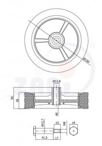 ZABI CZECH s.r.o - univerzalni-kolo-pro-zahradni-sekacku-s-loziskem-a-sroubem-150-mm-zabi-k150_m8_tv-1709278197.jpg